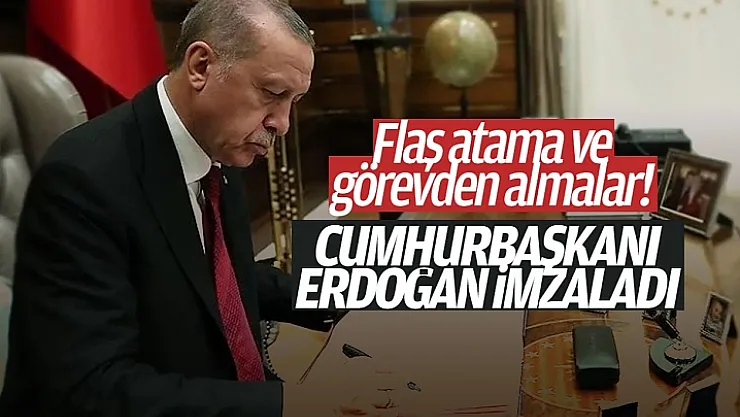 Erdoğan ACİLEN Duyurdu: Çok sayıda isim yeni görevlere atandı! 3 Mayıs görevden alma ve göreve atama kararları