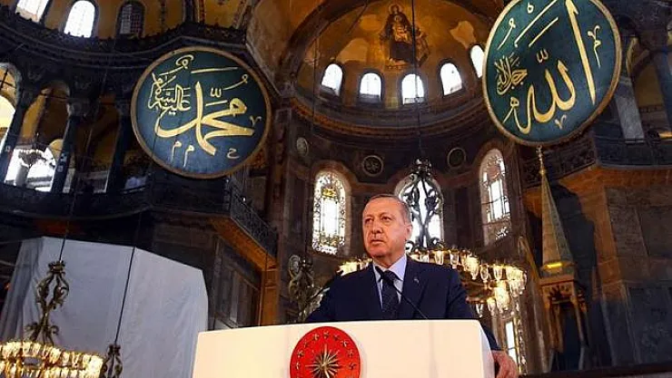 Erdoğan'ın endişesi haklı çıktı! Ayasofya'nın siyasi boyutu şimdiden kendini gösterdi!