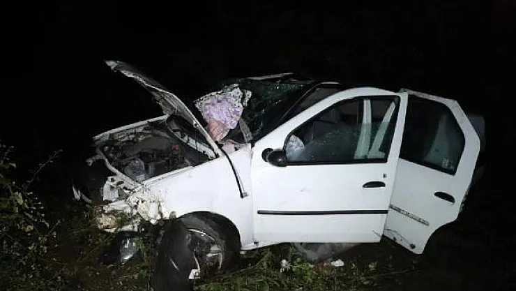 Ereğli'nin Subaşı mevkiinde trafik kazası! 3 Yaralı