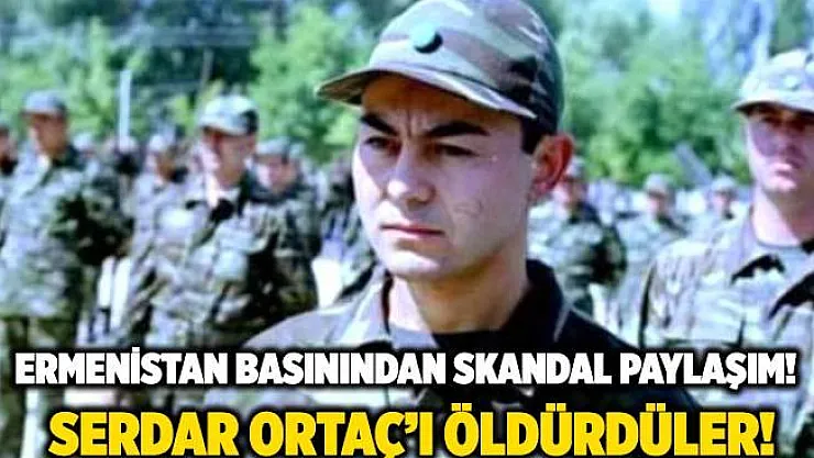 Ermenistan basınından skandal paylaşım! &quotAzeri askerleri öldürdük" haberinde Serdar Ortaç'ın fotoğrafını kullandılar!