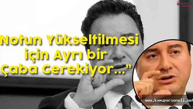 Eski Başbakan Yardımcısı Ali Babacan'dan Moody's Açıklaması