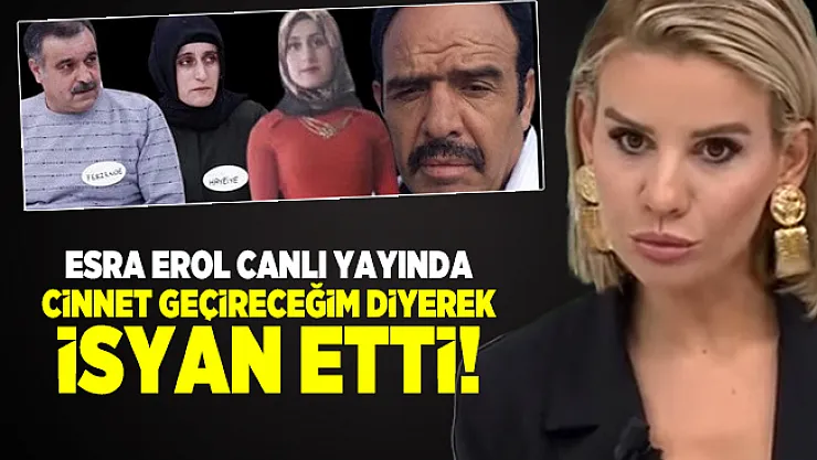 Esra Erol canlı yayında cinnet geçireceğim diyerek isyan etti! 2 Aralık Esra Erol'da programında ilginç olay
