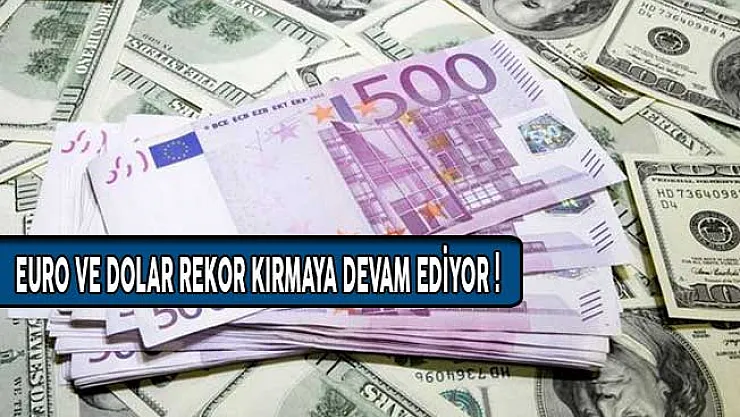 Euro ve Dolar Rekor Kırmaya Devam Ediyor!