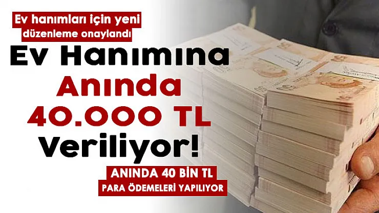 Ev hanımları için yeni düzenleme az önce onaylandı! PTT üzerinden ev hanımlarına anında 40 bin TL veriliyor