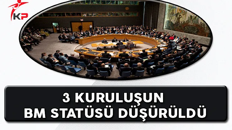 FETÖ Bağlantılı 3 Kuruluşun BM'deki Statüleri Düşürüldü