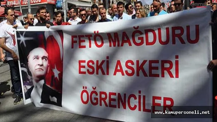 FETÖ Mağduru AskeriOkul Öğrencilerden Protesto