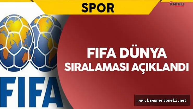 FIFA Dünya Sıralaması Açıklandı