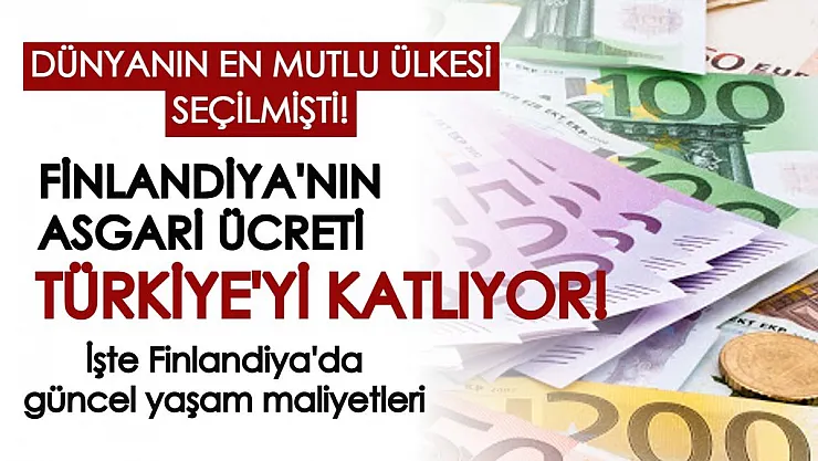 Finlandiya'da aylık 2,259 Euro (31,749 TL) ile rahatça geçinmek mümkün: İşte Finlandiya'da yaşam maliyeti, asgari ücret...