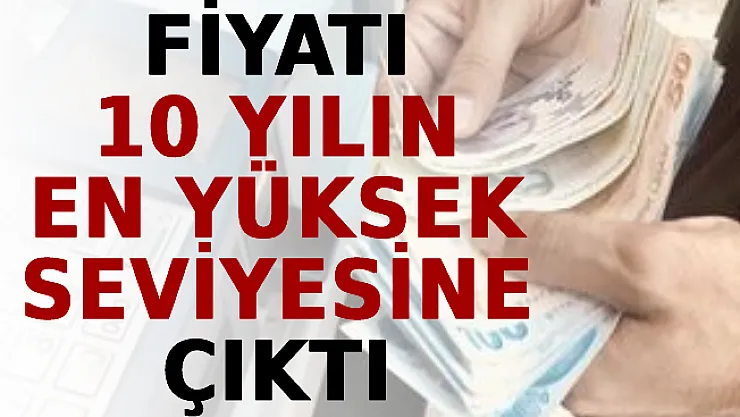Fiyatı 10 Yılın En Yüksek Seviyesine Çıktı