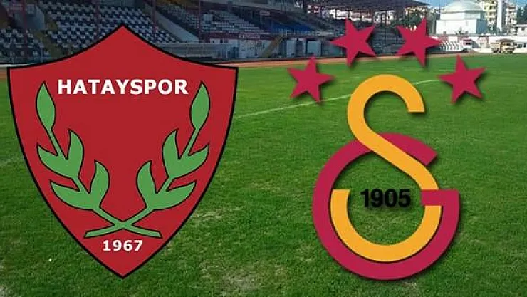 Galatasaray, konuk olduğu Hatayspor karşısında ilk yarıyı 1-0 önde tamamladı