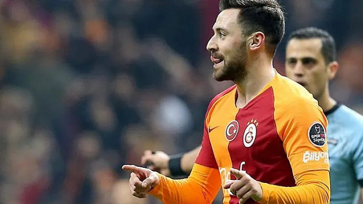 Galatasaray'ın forveti Sinan Gümüş, MKE Ankaragücü'ne karşı 2 gol kaydetti