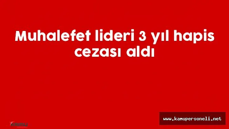Gambiya'da Muhalefet Liderine 3 Yıl Hapis Cezası Verildi