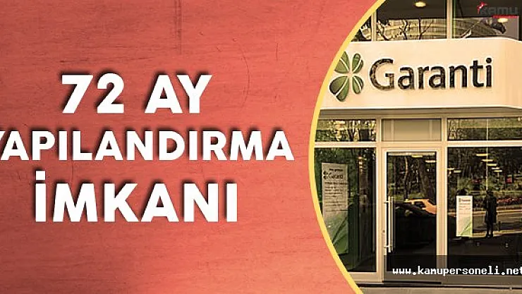 Garanti Bankası Kredi Kartı ve Kredi Borçları İçin Yeni Yapılandırma Kampanyası