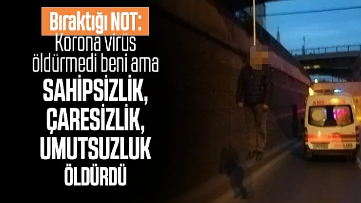 Geçim sıkıntısı yüzünden intihar eden vatandaşın bıraktığı not yürekleri parçaladı!