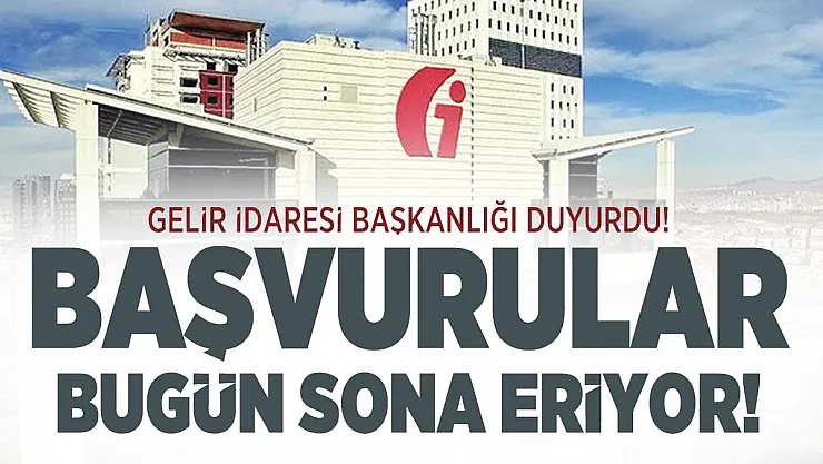 Gelir İdaresi Başkanlığı personel alımı başvuruları bugün sona eriyor!