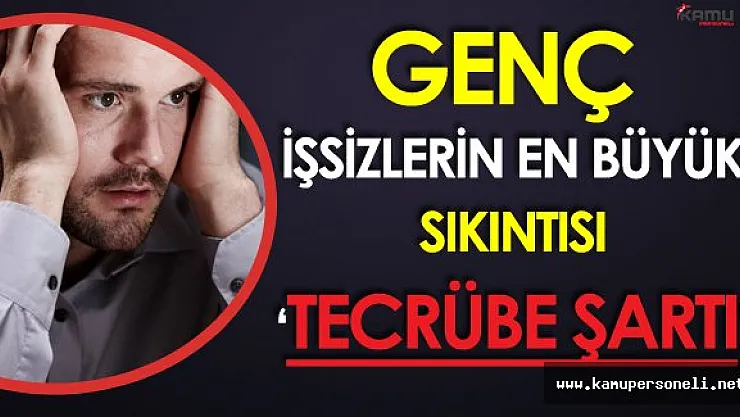 Genç İşsiz Sayısı Yükseliyor ! İşsizlerin En Büyük Sorunu 'Deneyim'