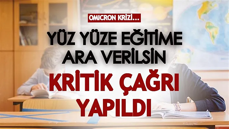 Gençlerden 'Omicron varsa öğrenciler yok' çağrısı: Yüz yüze eğitime ara verilmesi isteniyor