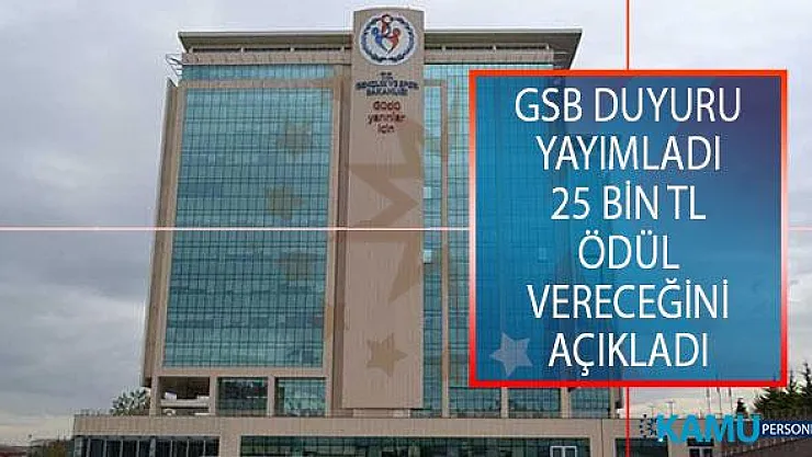 Gençlik ve Spor Bakanlığı (GSB) 25 Bin TL Ödüllü Hackathon Yarışması Duyurusu Yayımladı!
