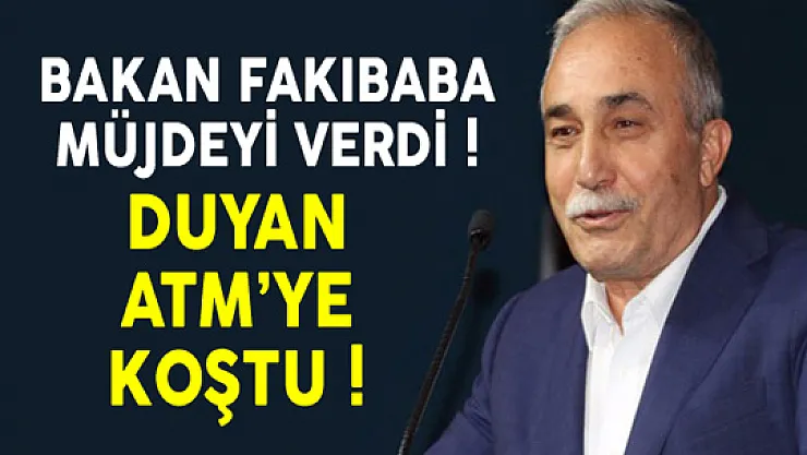 Gıda Bakanı Dün Açıklamıştı, Haberi Alan ATM'ye koştu!