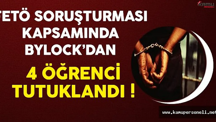 Giresun'da FETÖ'den 4 Öğrenci Tutuklandı !