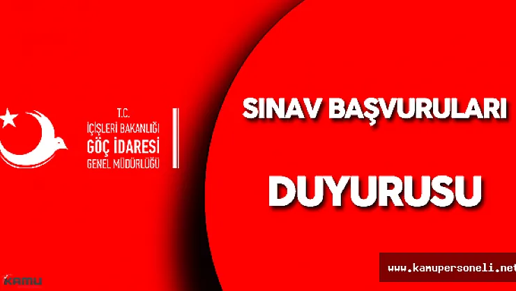 Göç İdaresi Genel Müdürlüğü Gelir Uzmanlığı Yardımcılığı Sınavı Başvuru Sonuçları Açıklandı