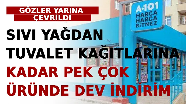 Gözler Yarına Çevrildi! Sıvı Yağdan Tuvalet Kağıtlarına Kadar Pek Çok Üründe Dev İndirim Yapıldı!