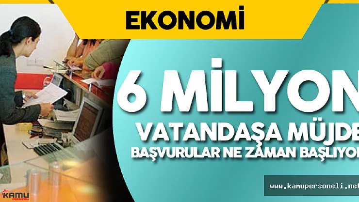 GSS Borcu Bulunan 6 Milyon Vatandaşa Müjde