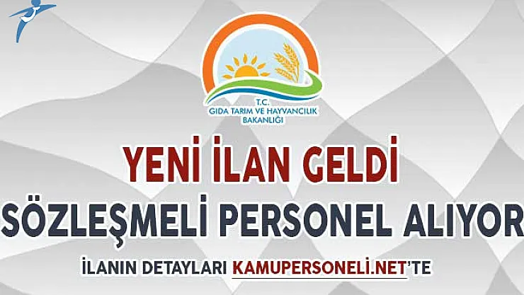 GTHB Sözleşmeli Kamu Personeli Alımı Yapıyor (Yeni İlan)