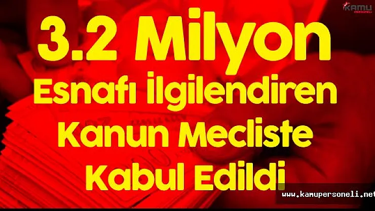 Gümrük ve Ticaret Bakanı Tüfenkçi'den Esnafa Müjdeli Haber