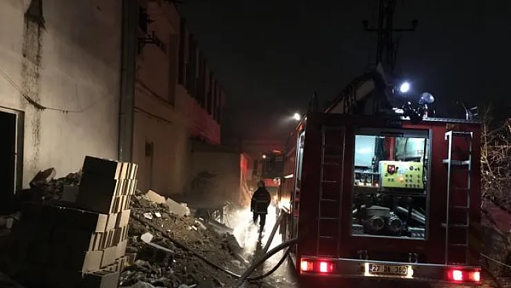 GÜNCELLEME - Gaziantep'te fabrika yangını