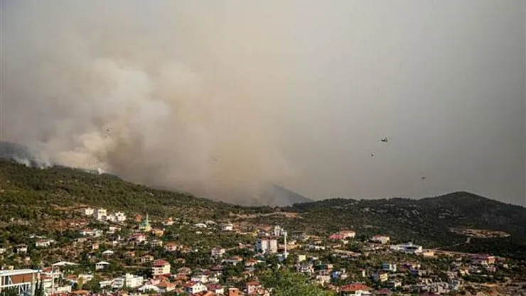 Gündoğmuş'taki orman yangınına ilişkin telsiz konuşmaları ortaya çıktı! Yangın karayoluna ilerliyor!