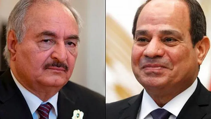 Hafter Türkiye'ye karşı Sisi'den yardım istedi!