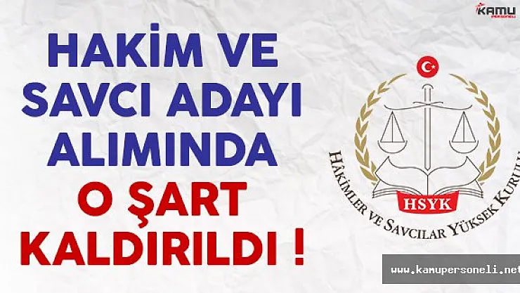 Hakim ve savcı adayı alımında 70 puan şartı kaldırıldı