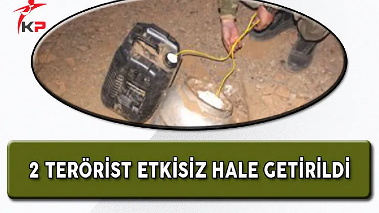 Hakkari'de 2 PKK'lı Terörist Etkisiz Hale Getirildi!