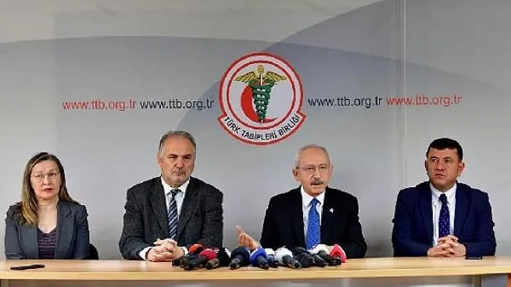 Haklarında dava açılan Türk Tabipleri Birliği (TTB)'ne Kılıçdaroğlu'ndan destek