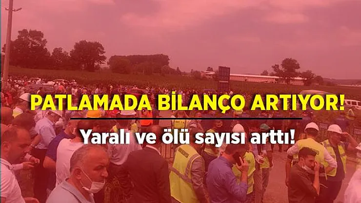 Havai fişek fabrikasındaki patlamada bilanço artıyor! Ölü ve yaralı sayısı arttı!