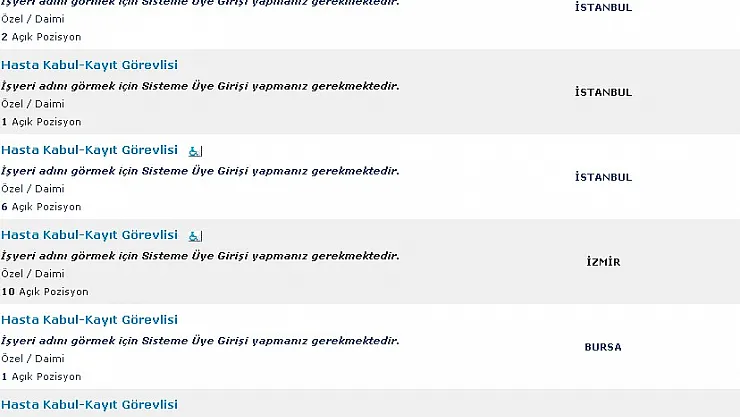 Haziran ayı hastane personel alımları başladı! En az 5 bin TL maaşla hastane personeli alınıyor! İlkokul, lise ve üniversite mezunları..