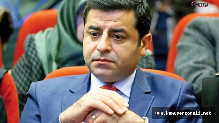 HDP Eş Genel Başkanı Demirtaş Hakkında Fezleke Düzenlendi