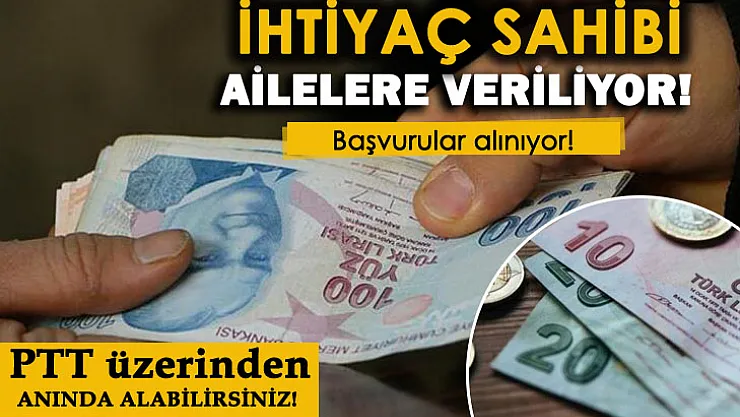 Hemen PTT'ye gidip yardımlardan alabilirsiniz! 700 TL gıda yardımı başvuru şartları..