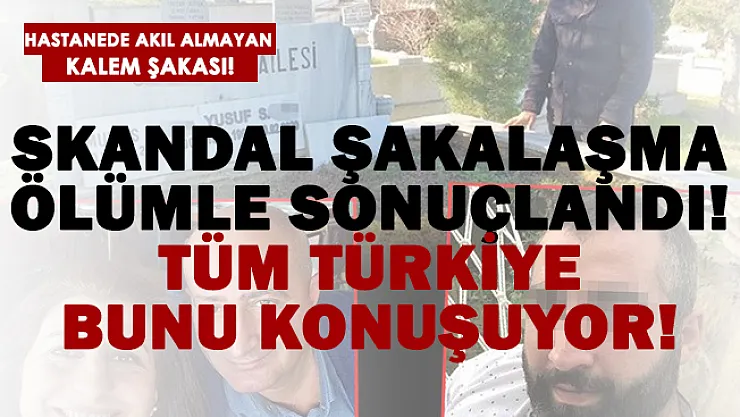 Hemşire ve tekniker arasında skandal şakalaşma! Yoğun bakımdaki hastalar nefessiz kaldı!