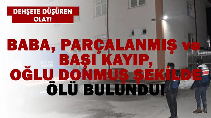 Her satırı dehşet verici! Baba parçalara ayrılmış, oğlu donmuş şekilde ölü bulundu!