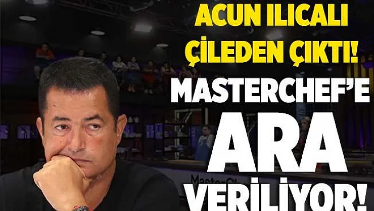 Herkesi şoke eden iddia! MasterChef Türkiye'ye ara veriliyor!