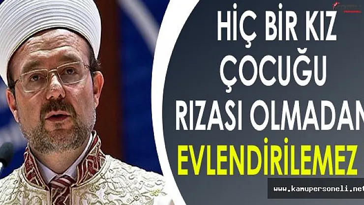 Hiç Bir Kız Çocuğu Rızası Olmadan Evlendirilemez