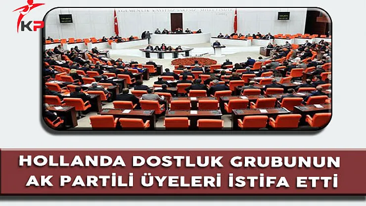 Hollanda Dostluk Grubu'nun Ak Partili Üyeleri İstifa Etti