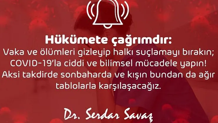 Hükümete çağrı yapıldı! Vaka ve ölümleri gizleyip halkı suçlamayı bırakın!