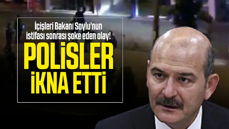 İçişleri Bakanı Soylu'nun istifası sonrası şok eden olay!