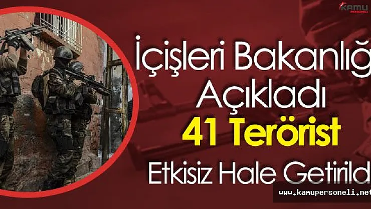 İçişleri Bakanlığı Açıkladı ཥ Terörist Etkisiz Hale Getirildi'