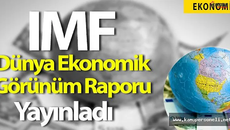 IMF Dünya Ekonomik Görünüm Raporunu Yayımladı