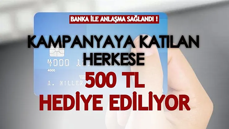 ING ile anlaşma sağlandı! Kampanyaya katılan herkese 500 TL hediye ediliyor