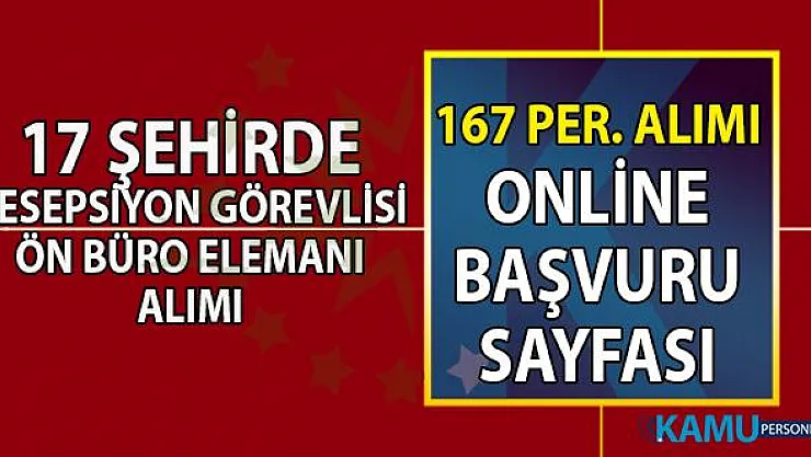 İŞKUR 17 şehirde en az lise mezunu resepsiyon görevlisi ön büro Elemanı Alımı iş başvurusu